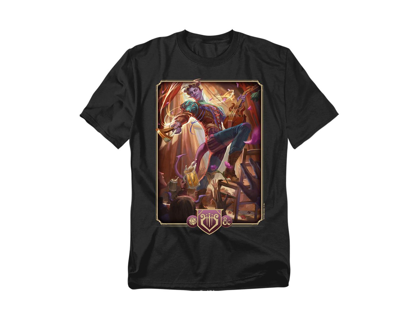D&D Big & Tall Dungeons And Bard Key Art T-Shirt