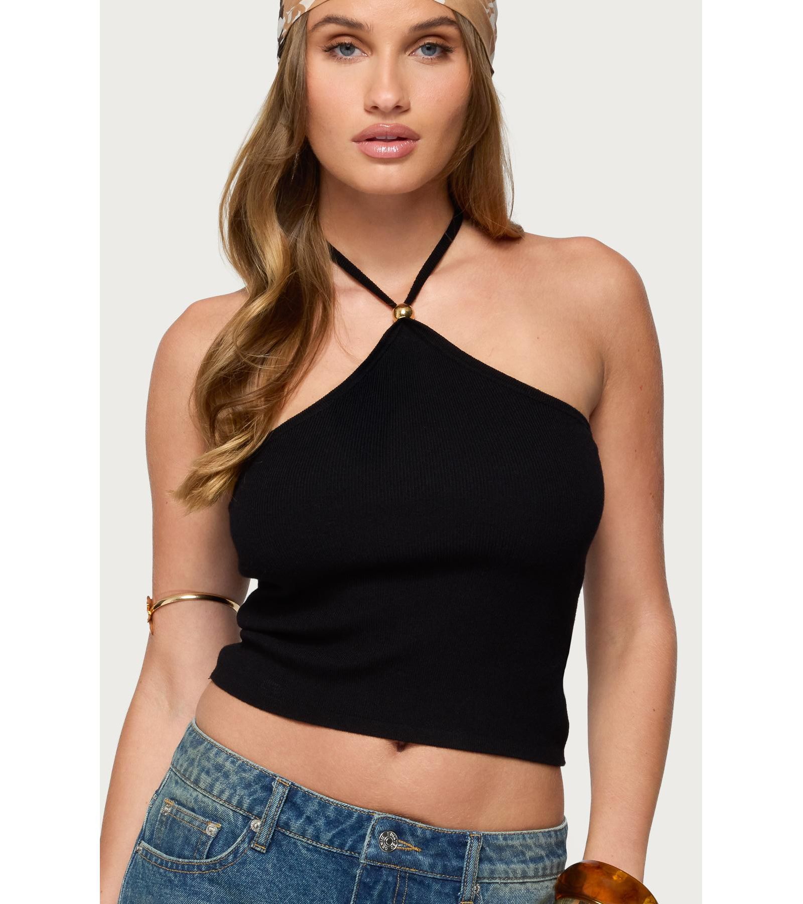 Edikted Women's Hollis Knit Halter Top