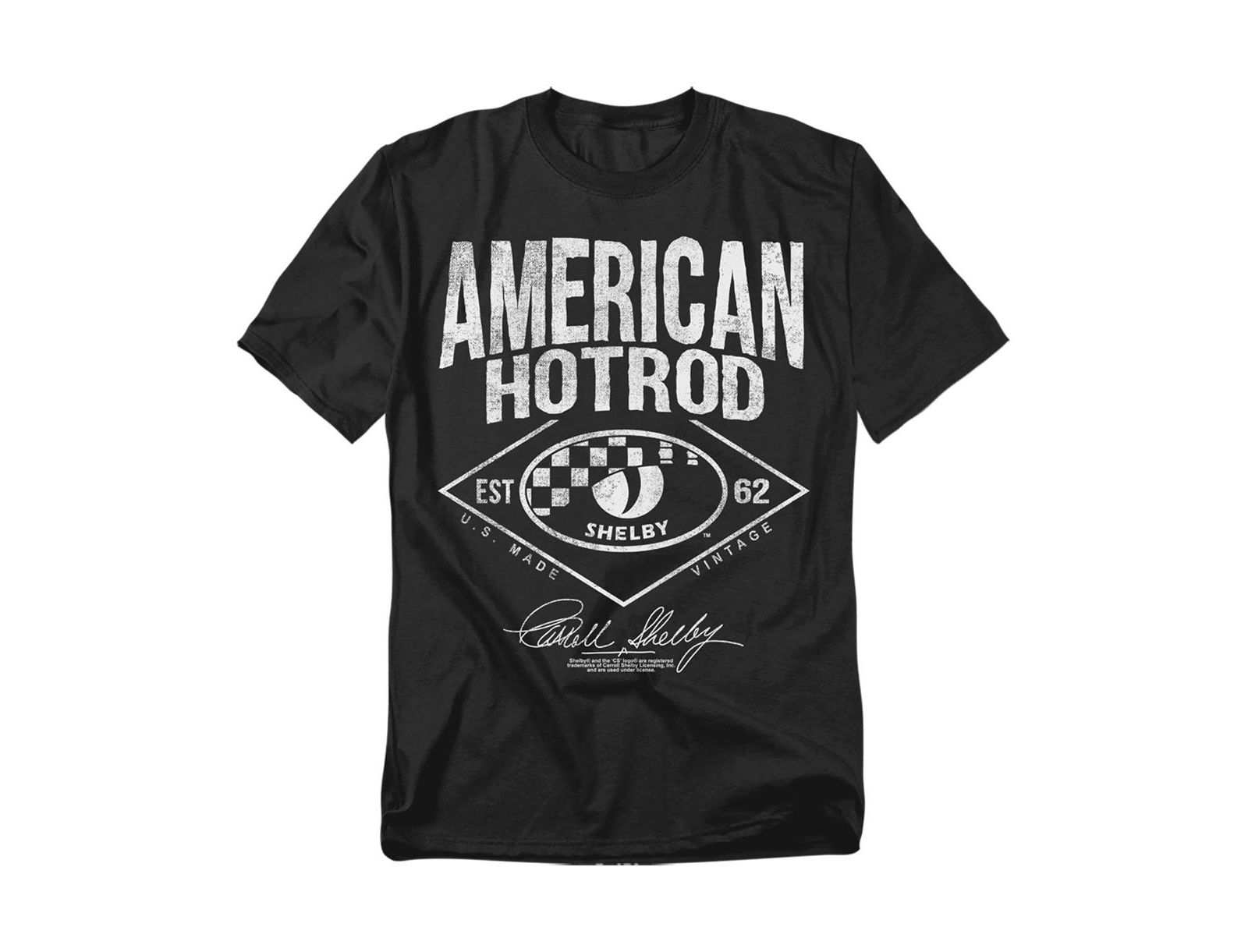 Shelby Cobra Big & Tall Carroll Shelby American Hotrod T-Shirt