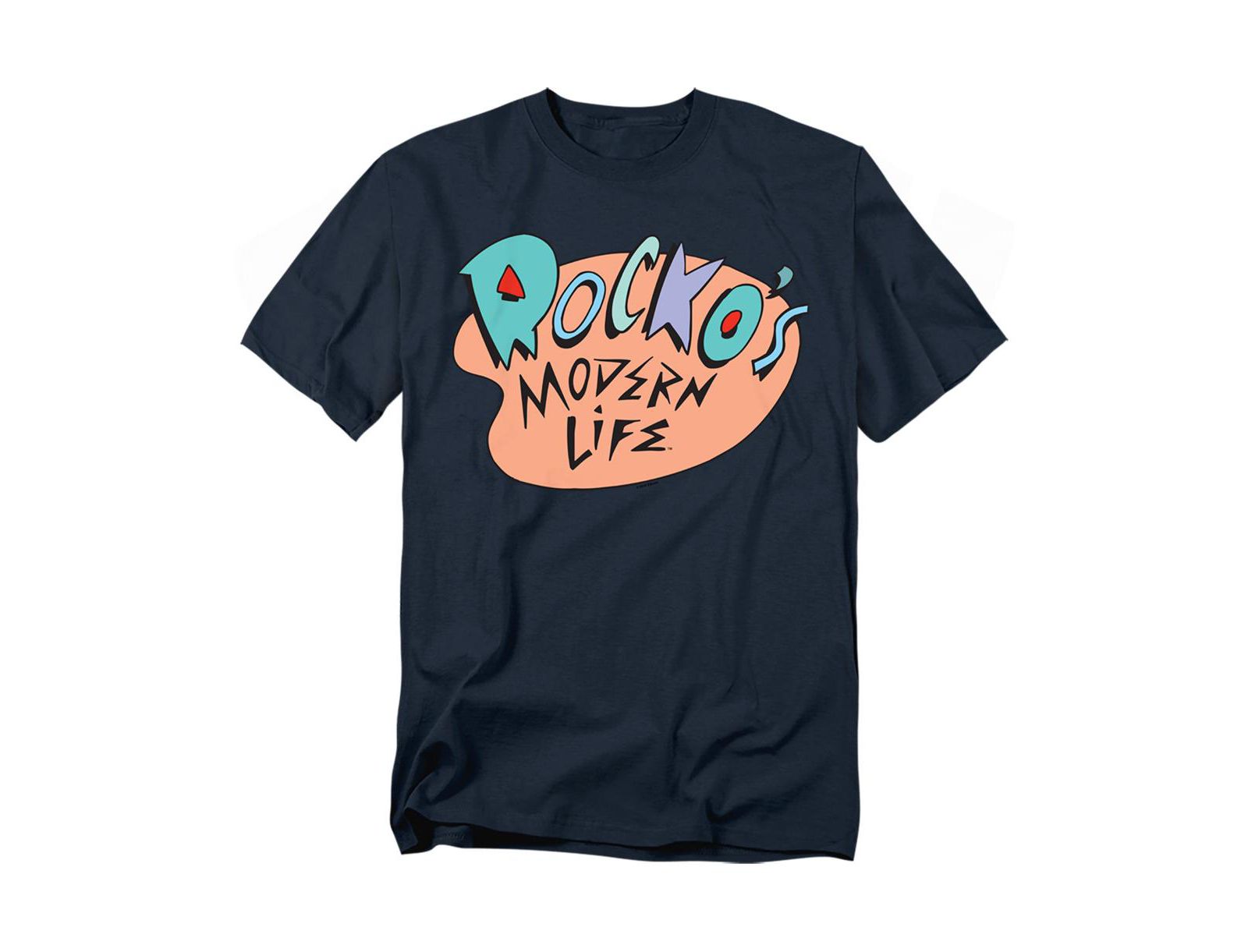 Мужская футболка Rocko s Modern Life с ретро-логотипом