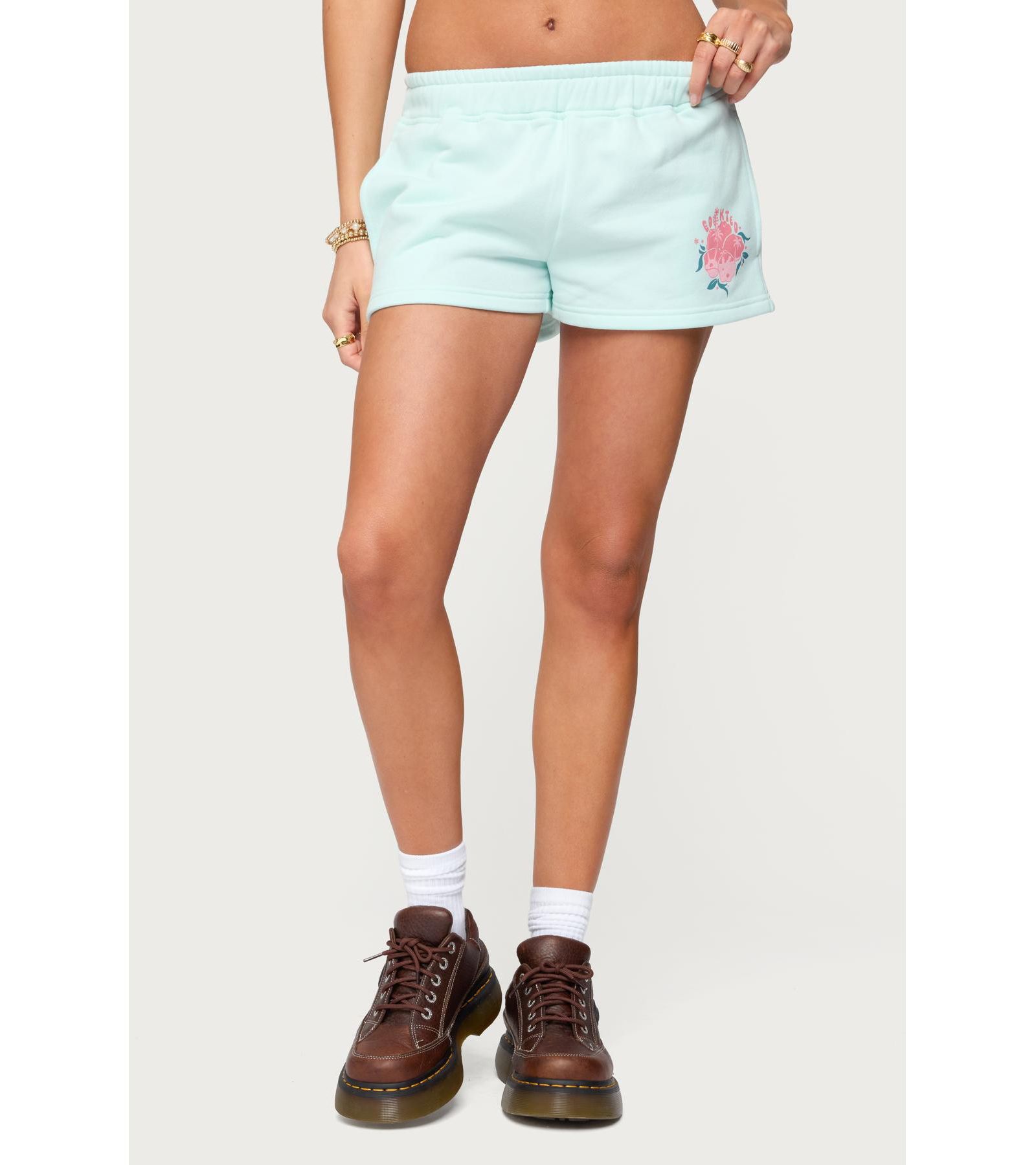 Edikted Women's Beach Bloom Sweat Shorts