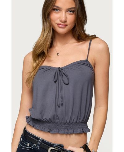Edikted Женский Ripley Tie Front Tank Top