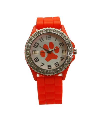 Женские часы Olivia Pratt Orange Every Day Silicone Paw