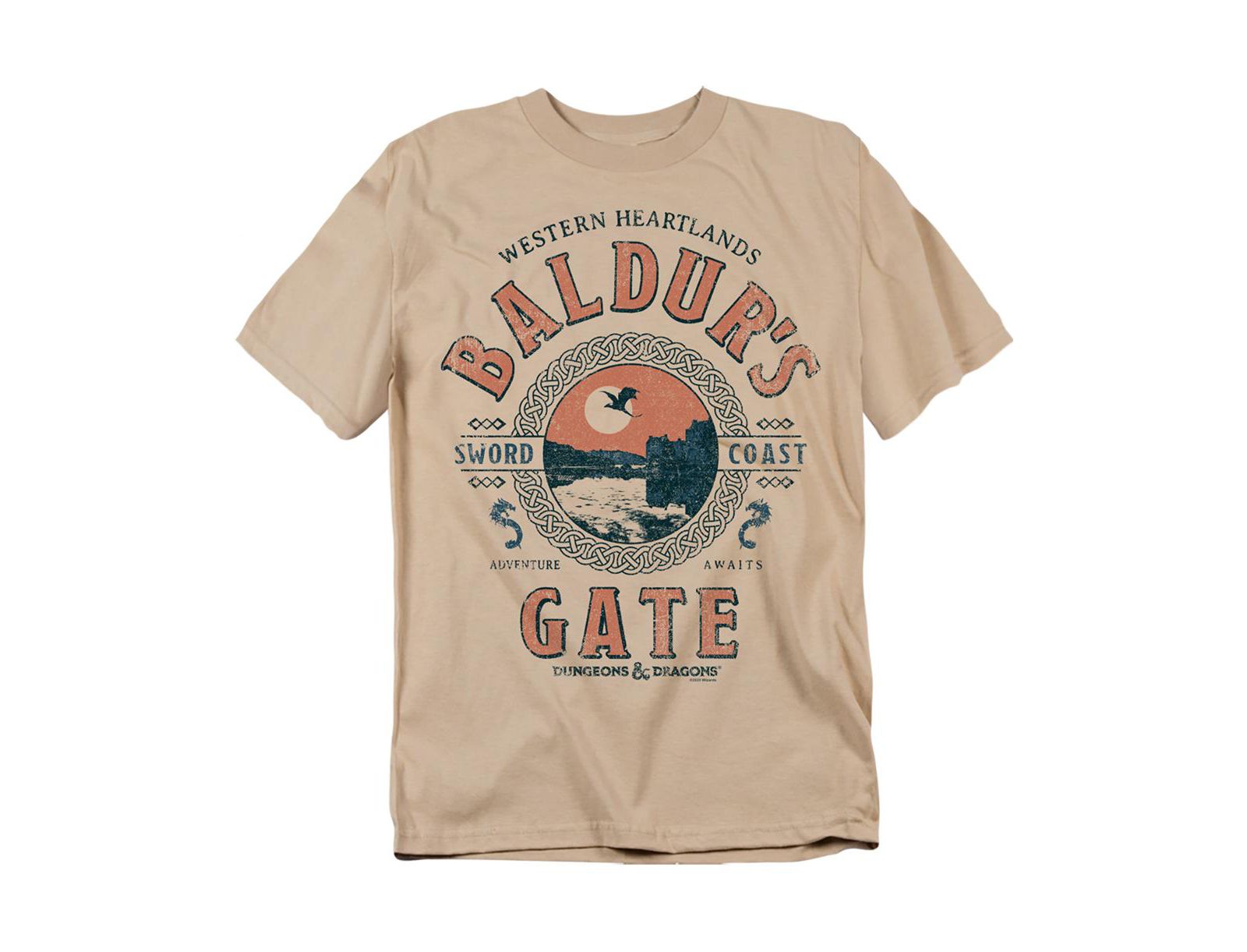 D&D Men's Dungeons And Dragons Baldurs Gate Resort T-Shirt