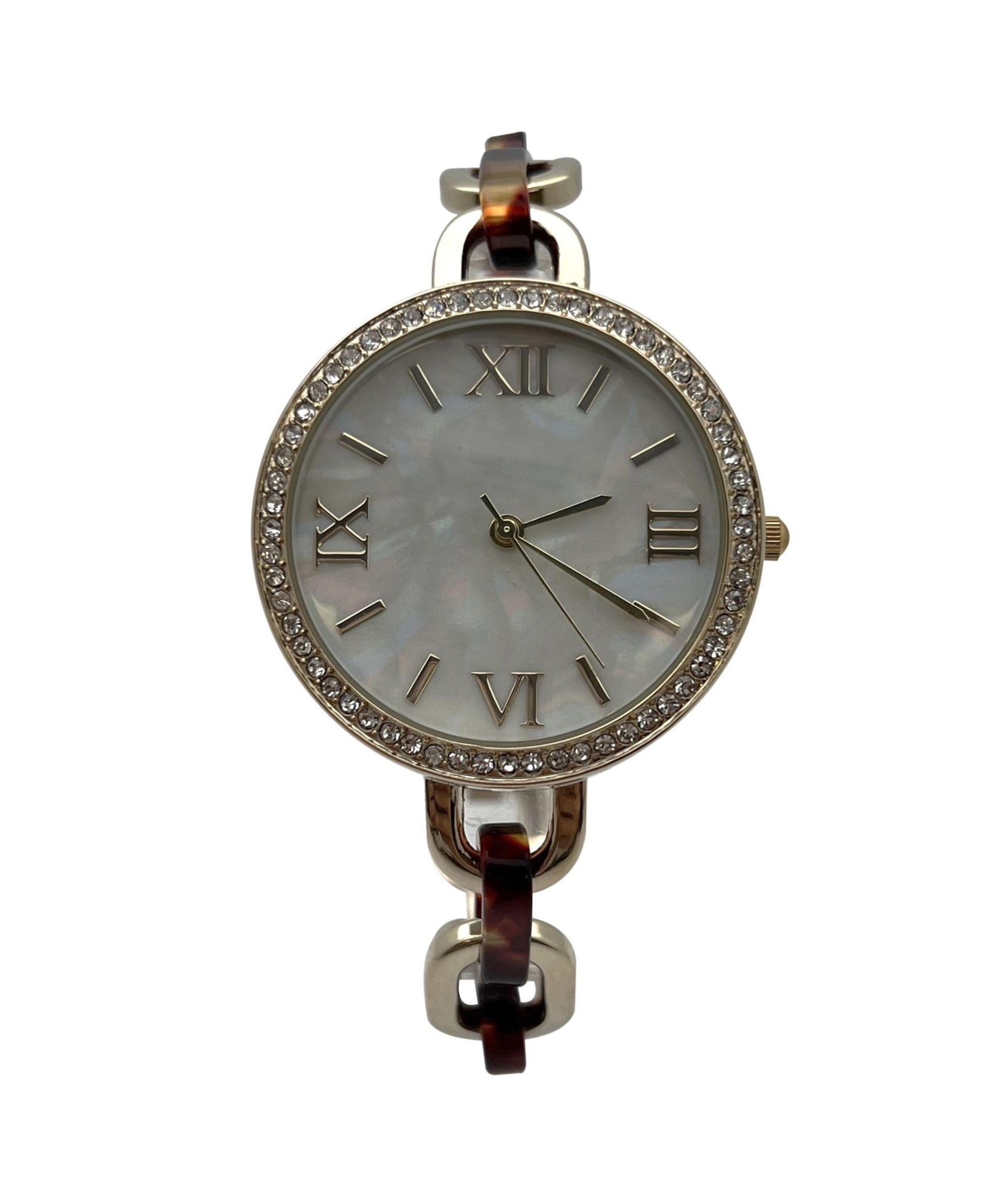 Женские часы Olivia Pratt Brown Bracelet Style Metal and Tortoise