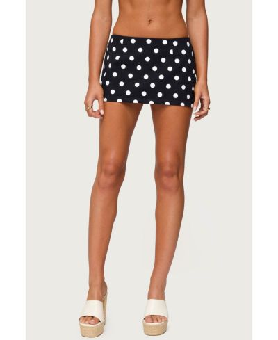 Edikted Women's Noreen Polka Dot Mini Skirt