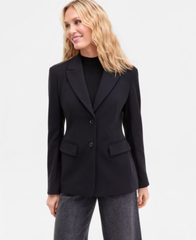 I.N.C. International Concepts Women's Nipped-Waist Two-Button Blazer, Macy's Exclusive