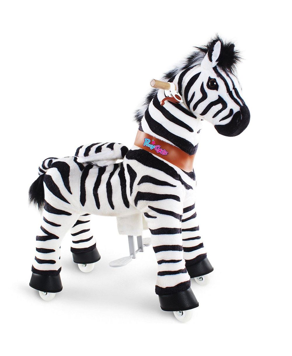 PonyCycle Ride-on Horse Zebra Model U Size 3 для детей 3-4 лет