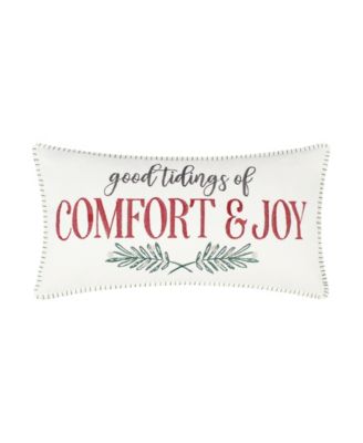 Levtex декоративная подушка Spencer Plaid Comfort Embroidered, 12" x 24"