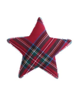 Декоративная подушка Levtex Spencer Plaid Star Shaped, 19" x 18"