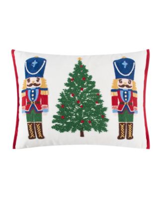 Декоративная наволочка Levtex Festive Nutcrackers Embroidered 14" x 18"