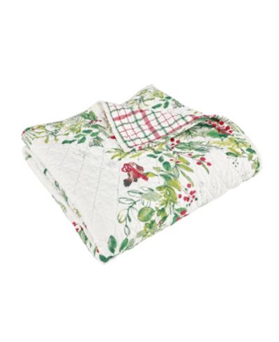 Декоративный стеганый плед Levtex Tinsel Tidings Reversible, 50" x 60"