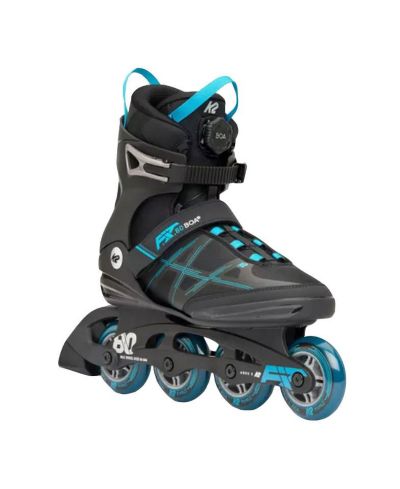 K2 F.I.T. 80 BOA Black/Blue Mens Inline Skates