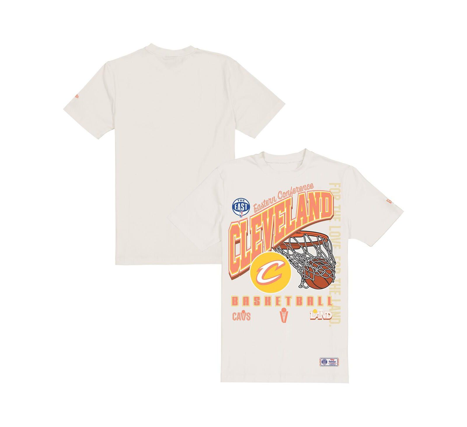 New Era Мужская футболка New Era Cleveland Cavaliers Oversized City Edition Remix Vintage Cream