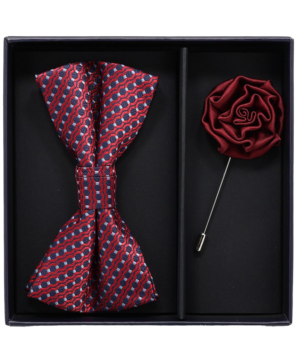 Ben Sherman Men's 2-Piece Bow Tie and Lapel Pin Box Set