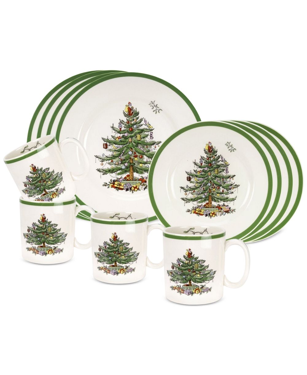 Набор столовой посуды Spode Christmas Tree 12 Pc., на 4 персоны