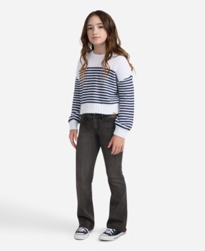 abercrombie kids Girls' 5-18 Low Rise Bootcut Jeans