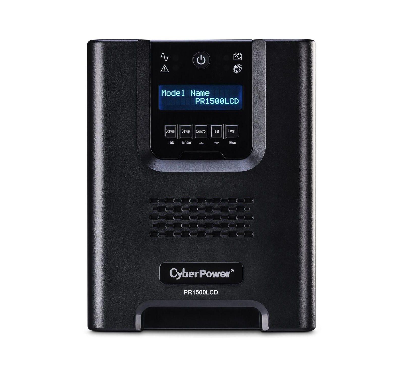 CyberPower ИБП Smart App Sinewave Mini-Tower PR1500LCDN, 1500 VA/1500W, 8x NEMA 5-15R