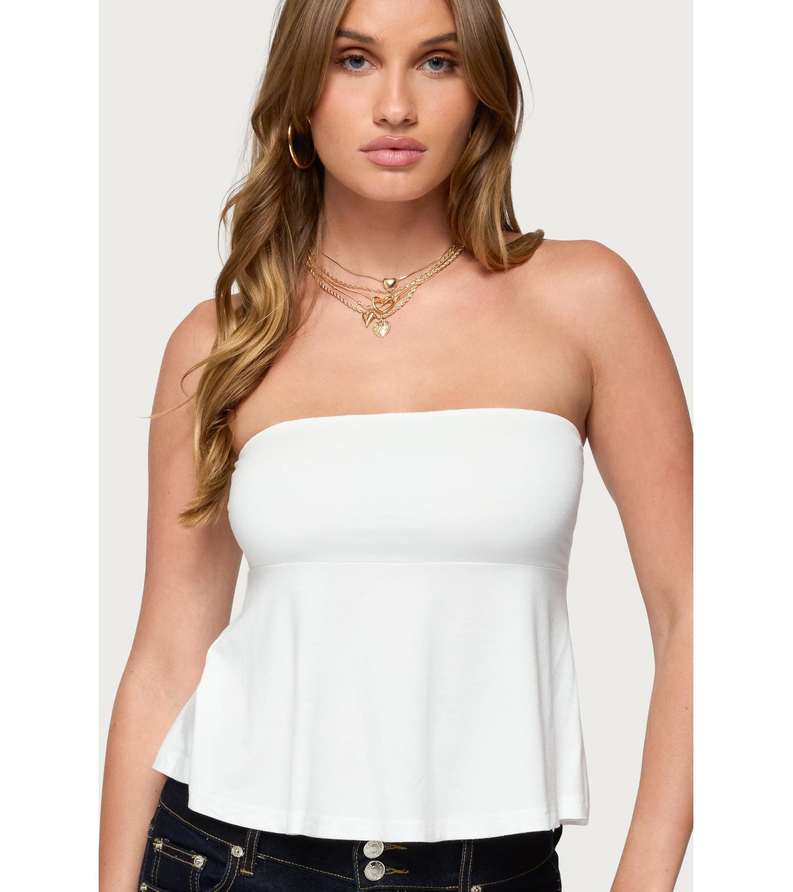 Edikted Женский топ Beaux Strapless Babydoll