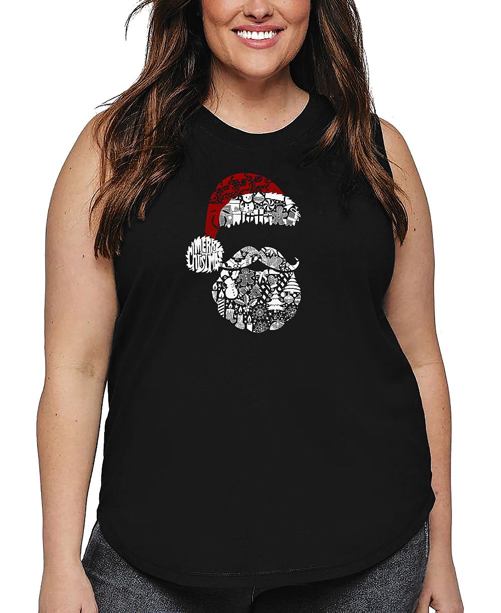 La Pop Art майка с принтом Santa Pics Plus Size