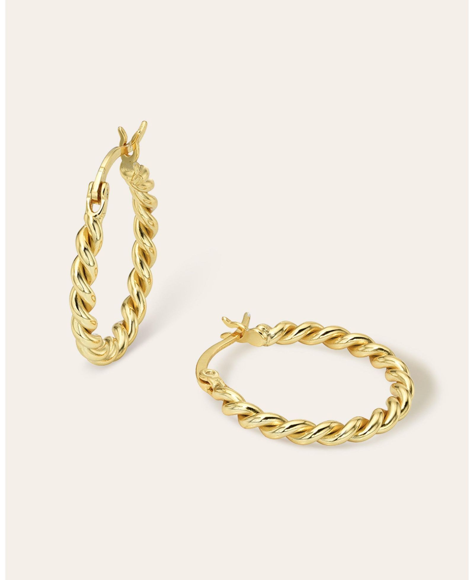 Серьги-кольца Braided Hoop
