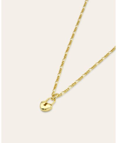 Ожерелье Heart Lock Figaro