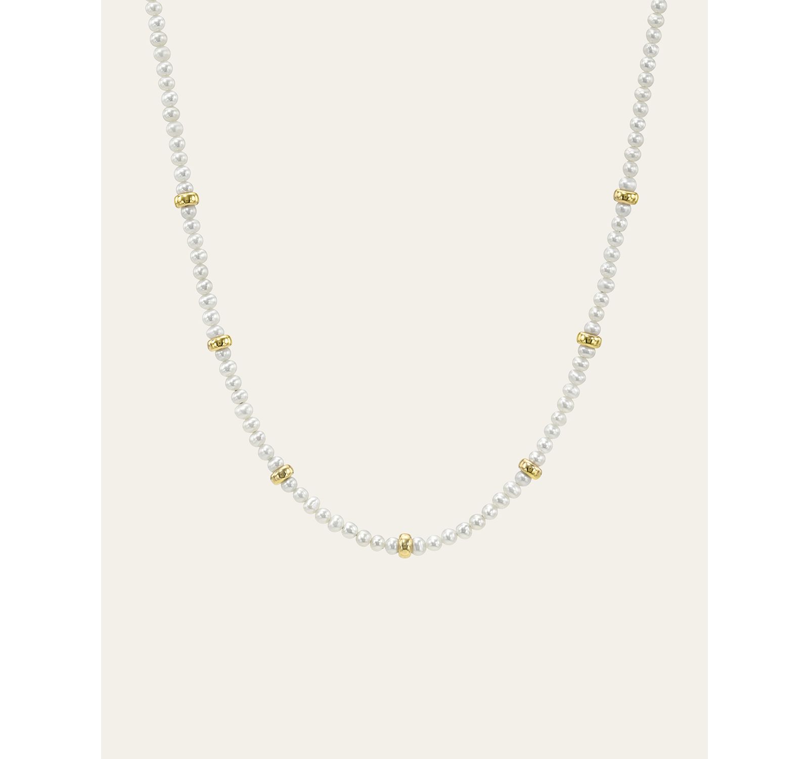Ожерелье с жемчужными сегментами Pearl Segment Bead Necklace