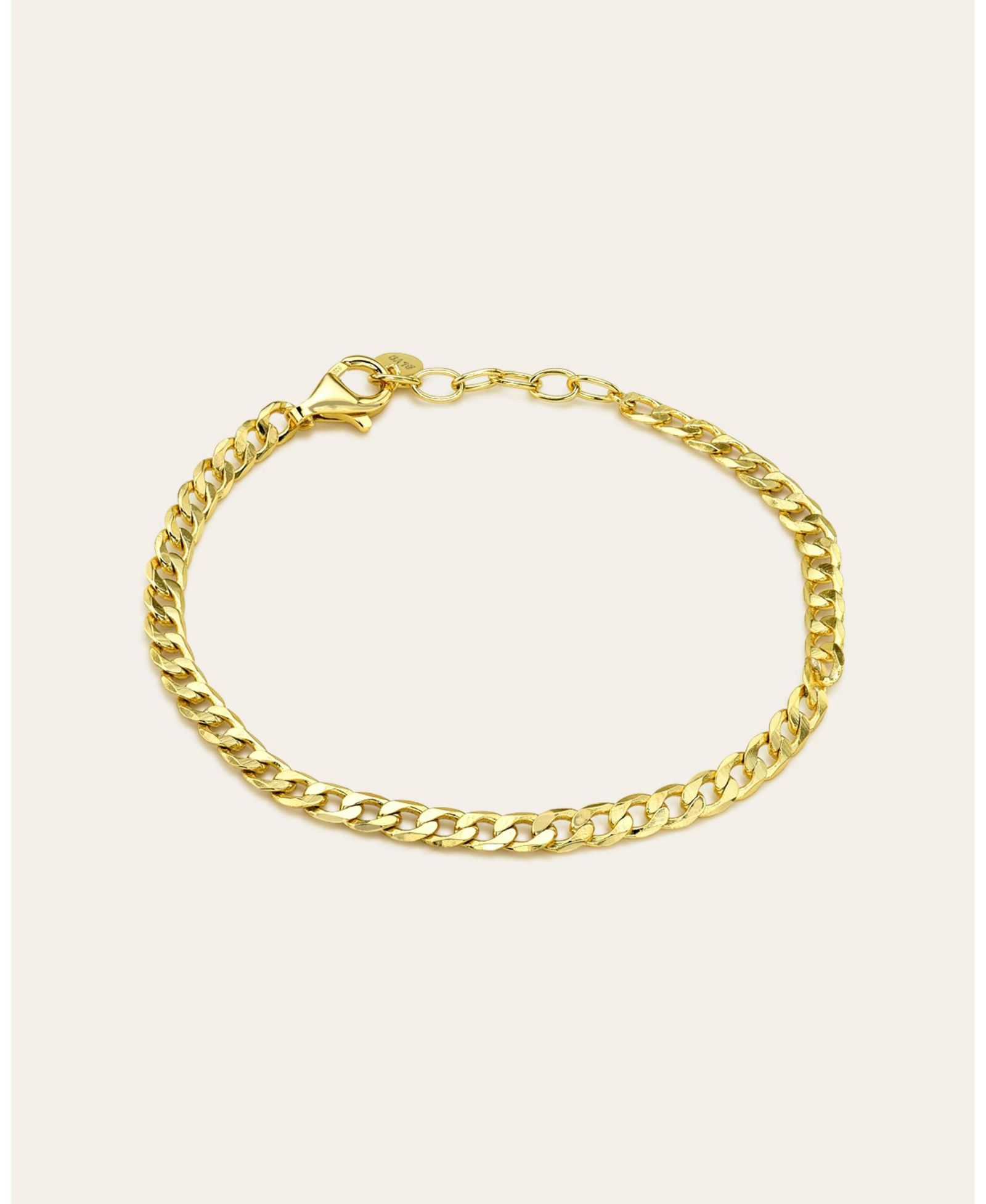 Zoe Lev браслет цепь Cuban Link