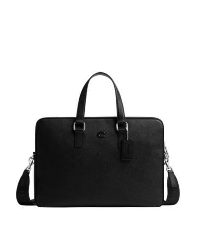 Мужская сумка COACH Men's Caden Brief Crossgrain Leather Bag