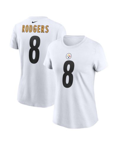 Мужская футболка Nike White Pittsburgh Steelers Name & Number