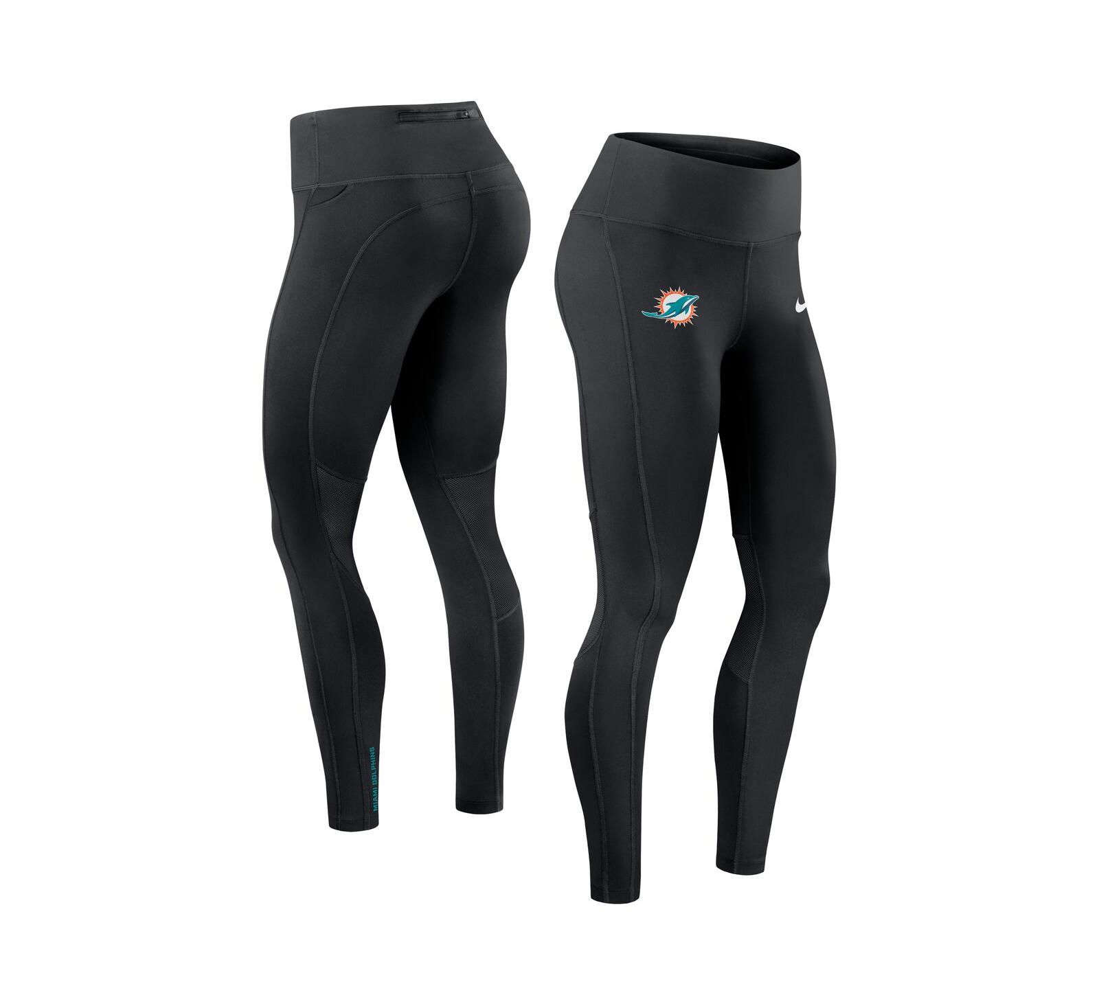 Nike Женские леггинсы Miami Dolphins Primetime Epic Fast Performance, черные