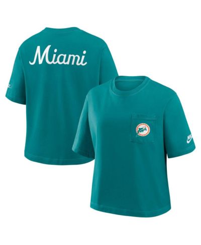 Nike Женская футболка Boxy T-Shirt Miami Dolphins Aqua