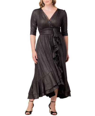 Вечернее платье Kiyonna Plus Size Glimmer Ruffle