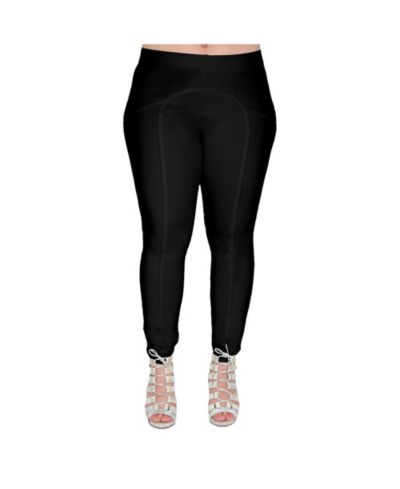 Брюки-леггинсы Standards & Practices Plus Size Ivory Stretch Ponte Skinny