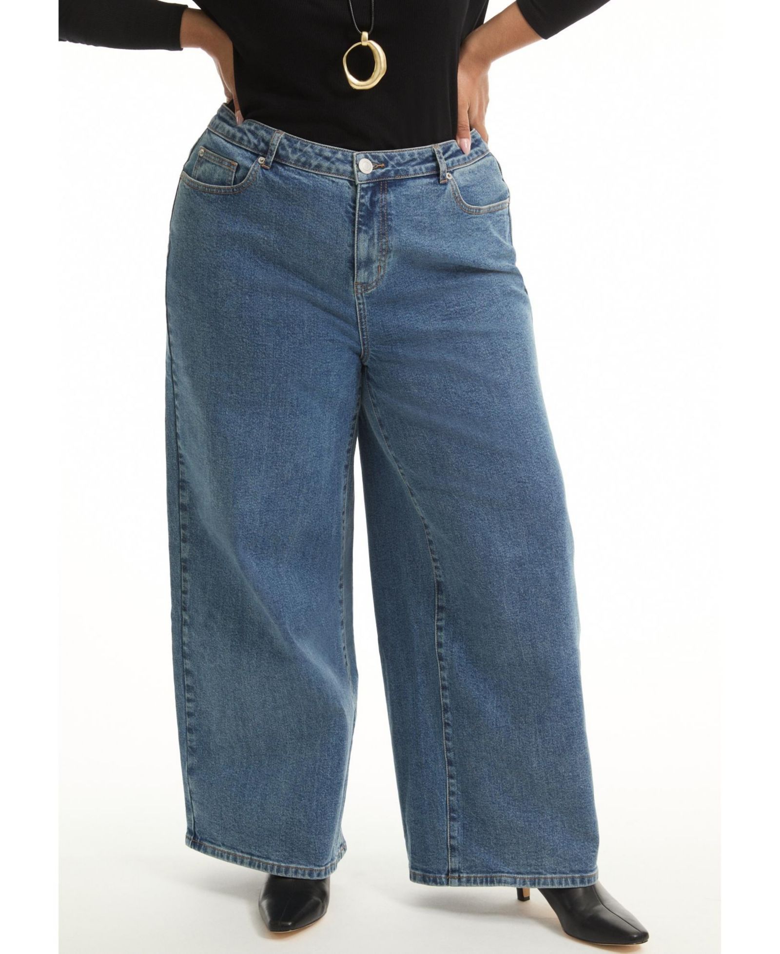 June & Vie Women's June and Vie Curvie-Fit High-Rise Jeans