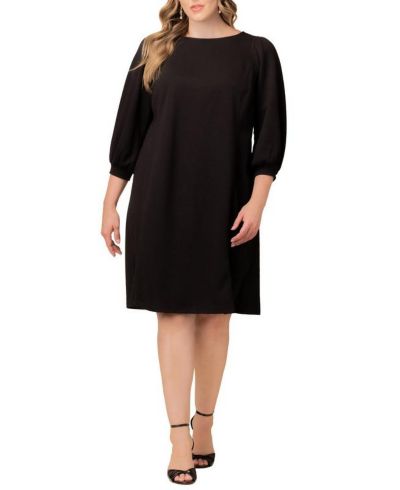 Kiyonna Plus Size Madison Sweater Knit Shift Dress