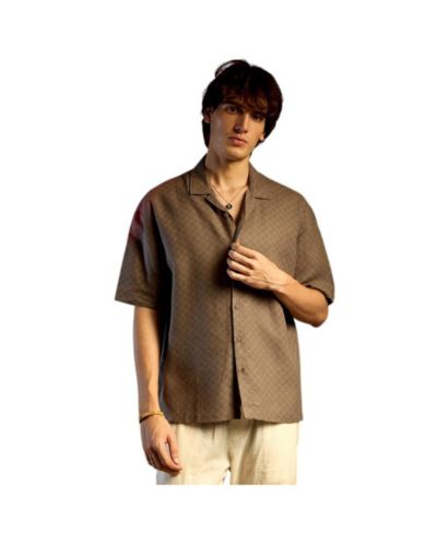 Рубашка Campus Sutra Quad-Lined Oversized