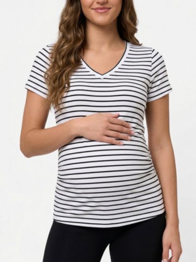 Женский топ Motherhood Maternity V-Neck Side-Ruched
