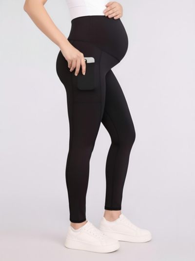 Женские спортивные леггинсы Motherhood Maternity с боковыми карманами