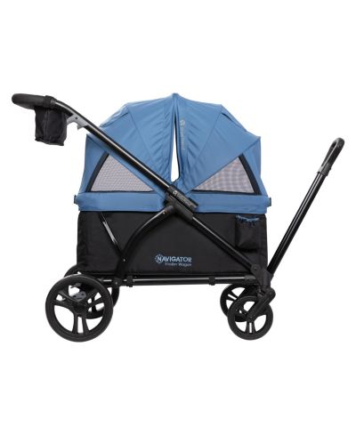 Детская прогулочная коляска-вагон Baby Trend Navigator 2-in-1 - Dash Blue