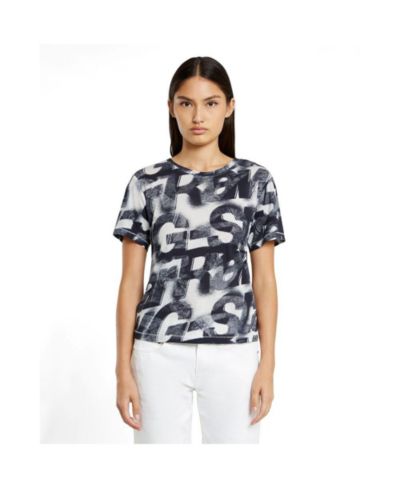 G-Star Women's Sprayed Letters Top