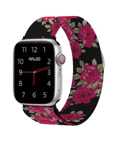 Waloo Floral Magnetic Mesh Replacement Band for Apple Watch