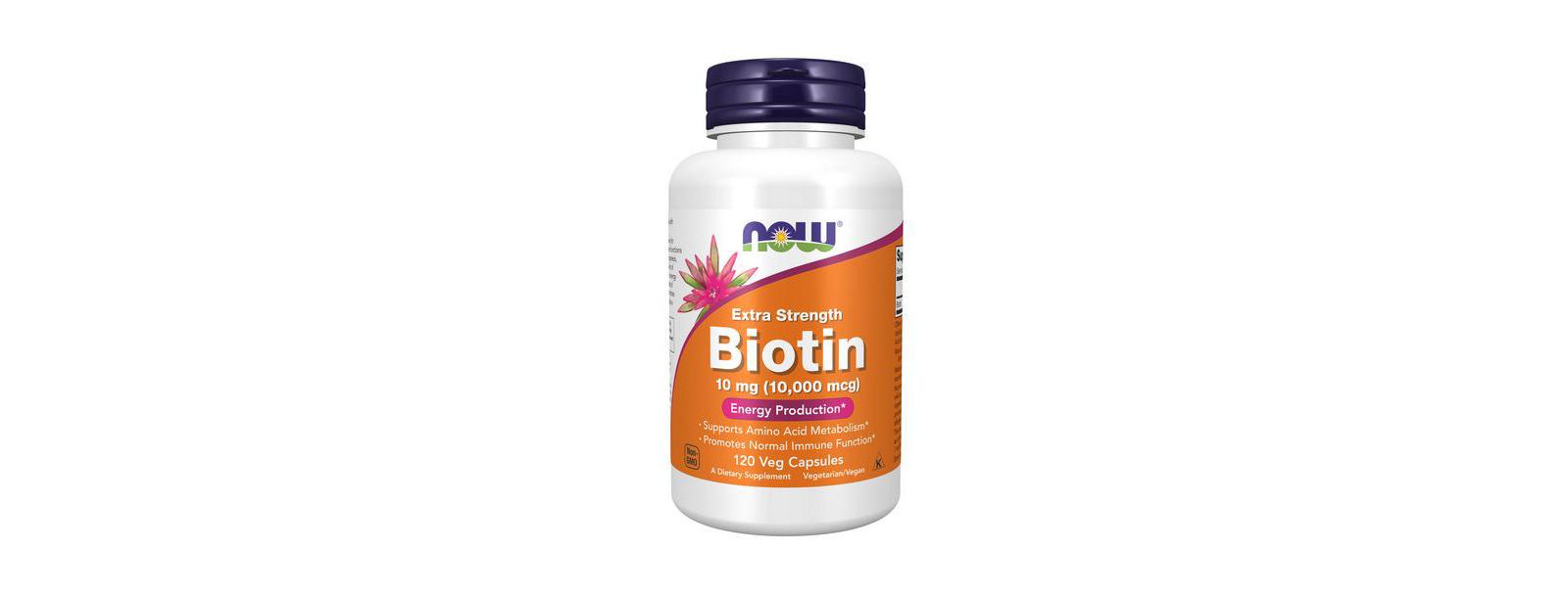 Биотин NOW Foods Extra Strength, 120 капсул