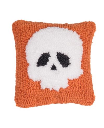 Декоративная накидная подушка C&F Home Mini Skull, 8" x 8"