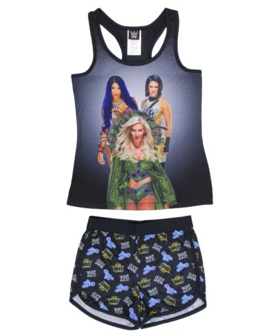 WWE Детский комплект пижамы из 2 предметов Sasha Banks Bayley Charlotte Flair