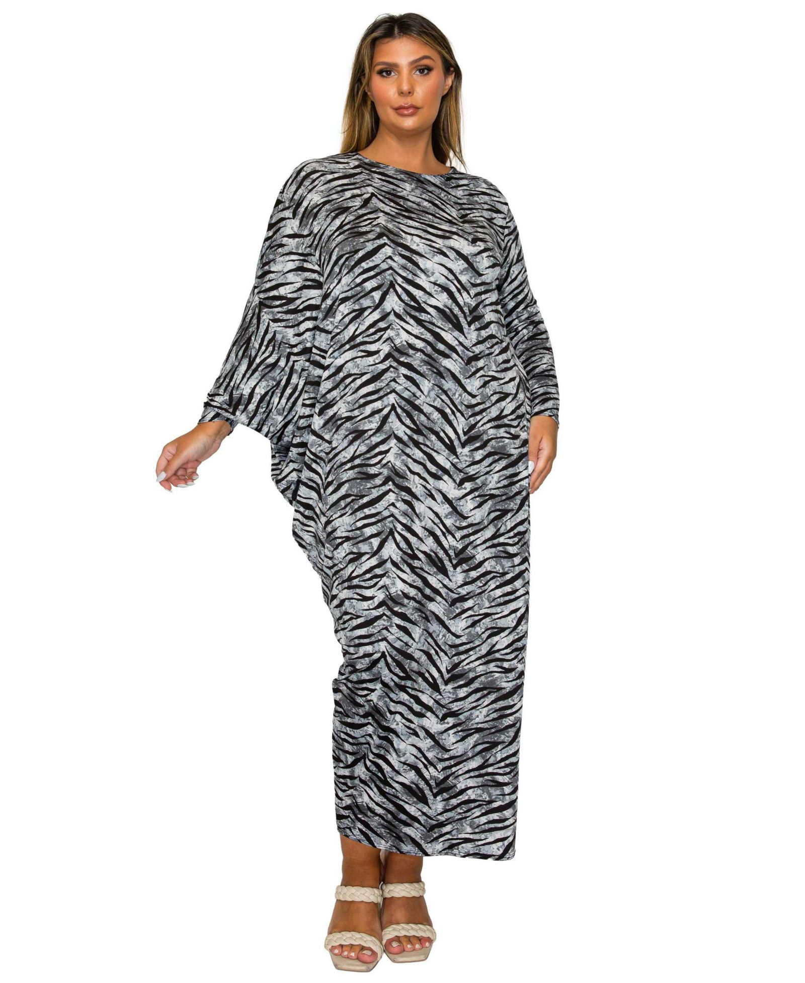 Женское макси-платье L I V D Mary J Asymmetrical Plus Size
