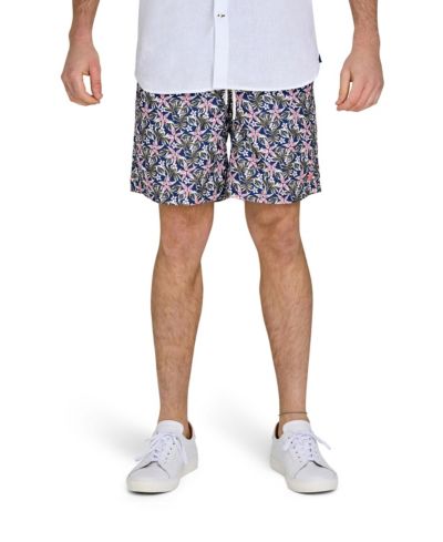 Raging Bull Men's Hawaiian Printed Swim Shorts