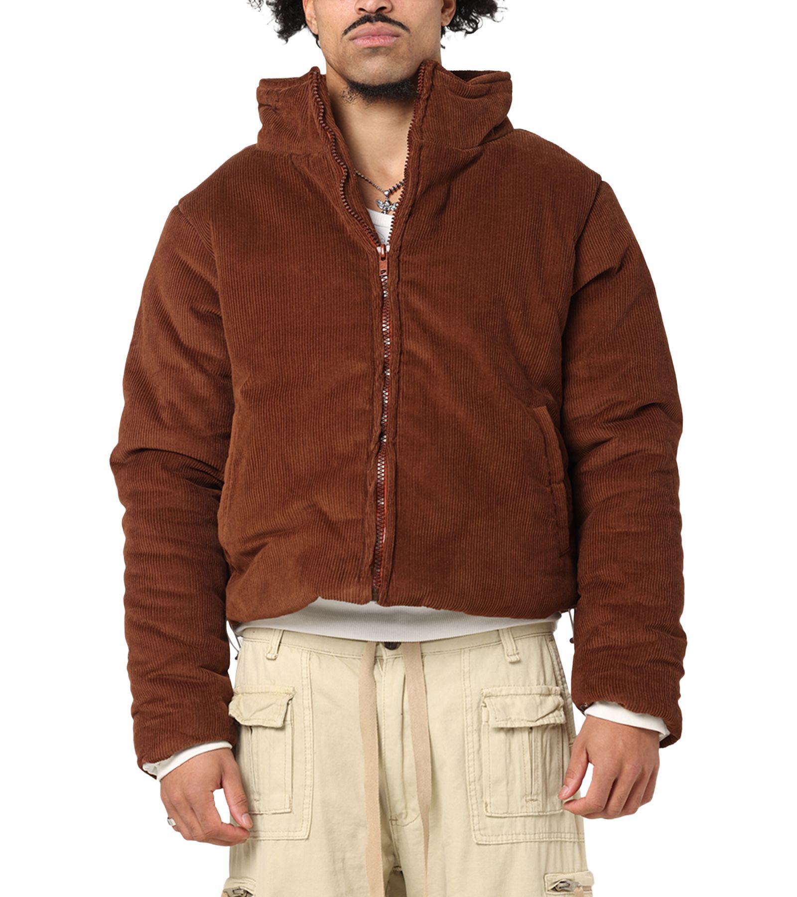XXIII Men's Corduroy Flight Jacket, Brown