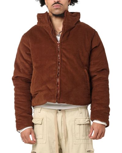 XXIII Мужская бомбардерская куртка из вельвета Brown