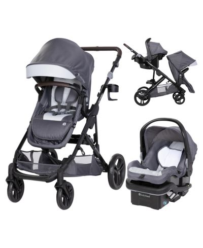 Модульная дорожная система Baby Trend Morph Single to Double - Dash Grey